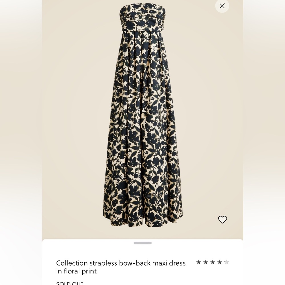 J crew - long bow in back